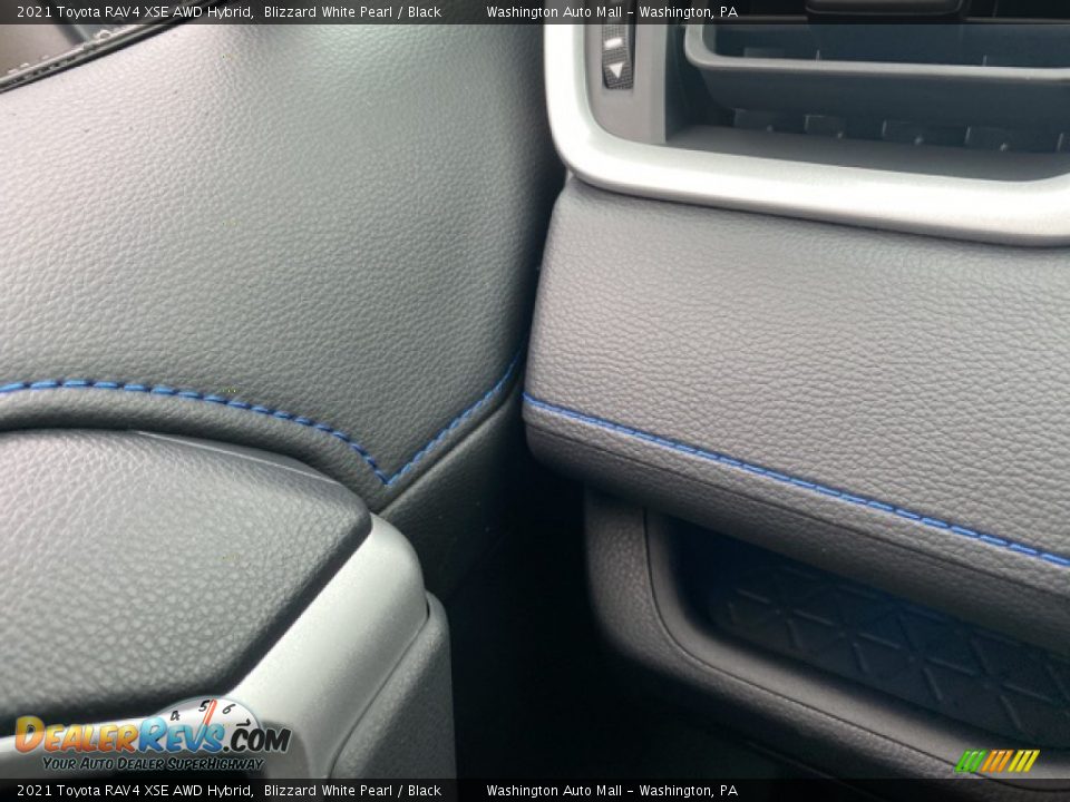 2021 Toyota RAV4 XSE AWD Hybrid Blizzard White Pearl / Black Photo #21
