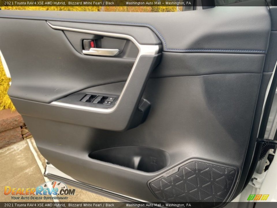 2021 Toyota RAV4 XSE AWD Hybrid Blizzard White Pearl / Black Photo #22