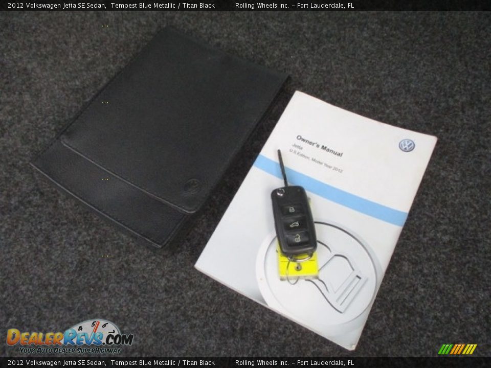 2012 Volkswagen Jetta SE Sedan Tempest Blue Metallic / Titan Black Photo #18