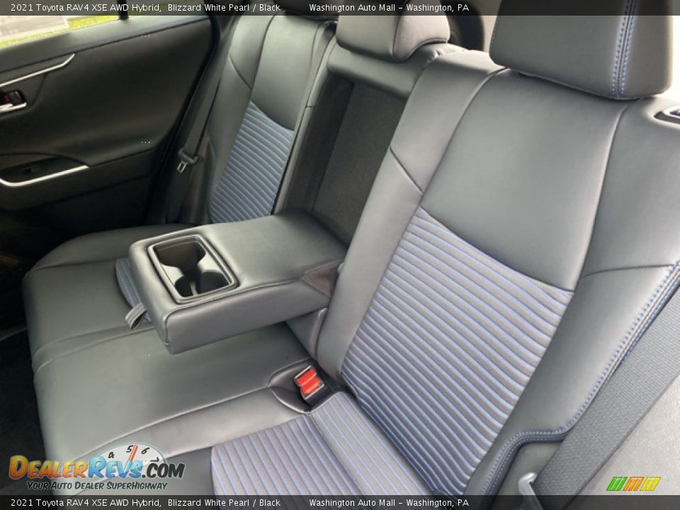 2021 Toyota RAV4 XSE AWD Hybrid Blizzard White Pearl / Black Photo #31