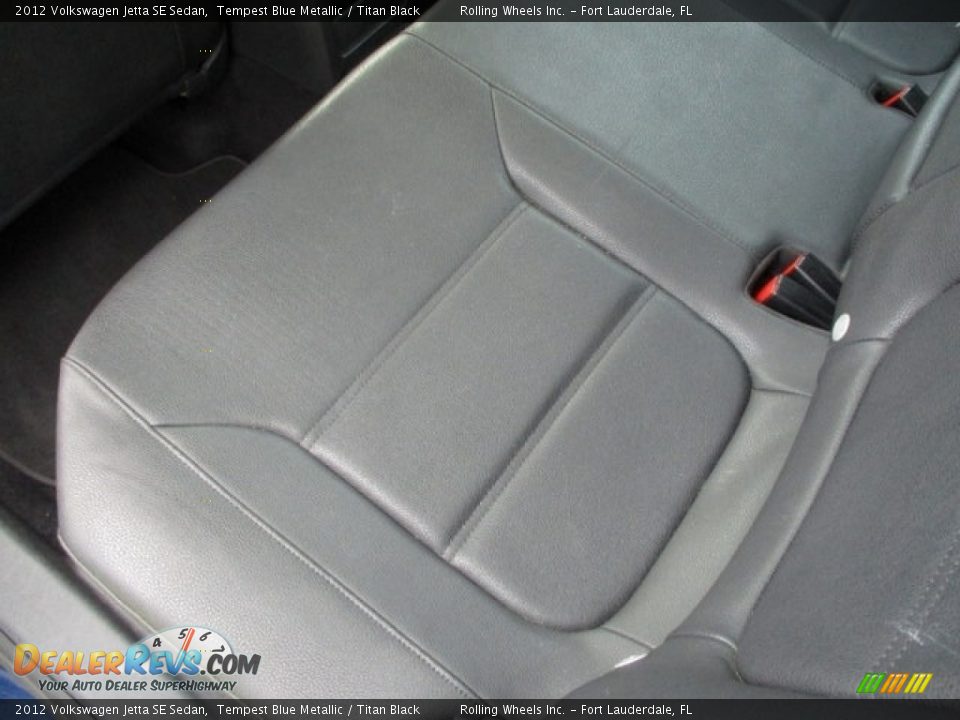 2012 Volkswagen Jetta SE Sedan Tempest Blue Metallic / Titan Black Photo #32
