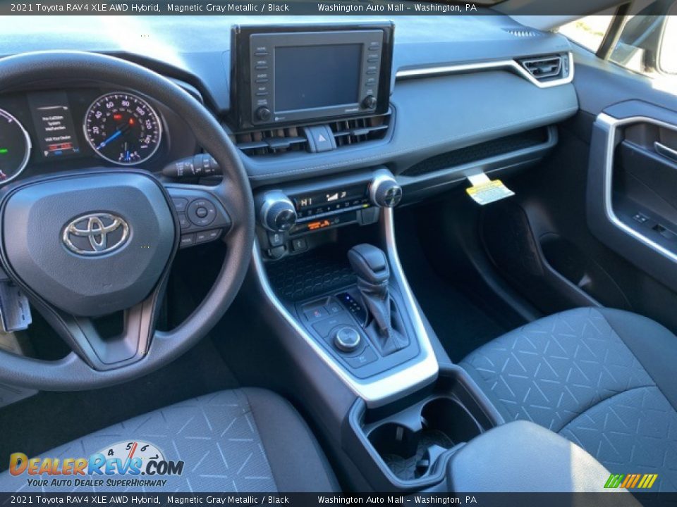 2021 Toyota RAV4 XLE AWD Hybrid Magnetic Gray Metallic / Black Photo #3