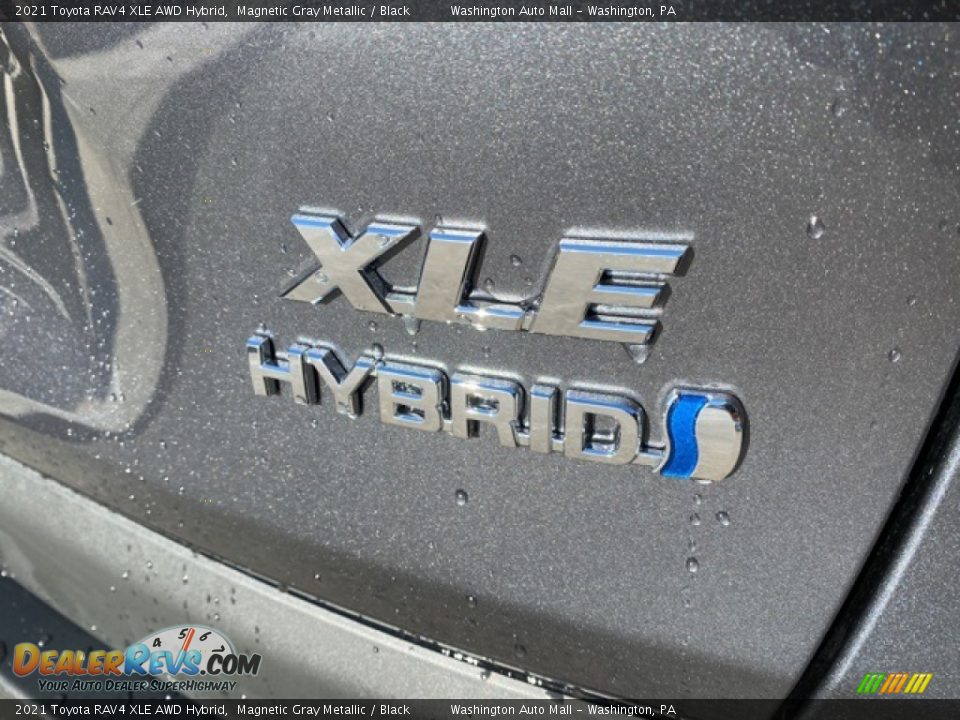 2021 Toyota RAV4 XLE AWD Hybrid Magnetic Gray Metallic / Black Photo #22