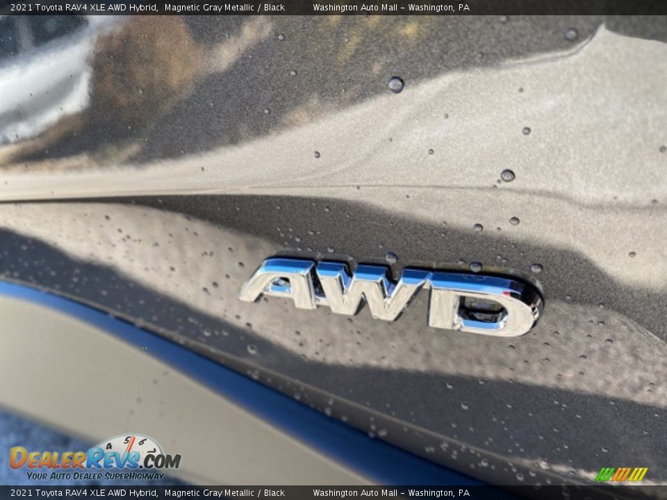 2021 Toyota RAV4 XLE AWD Hybrid Magnetic Gray Metallic / Black Photo #24