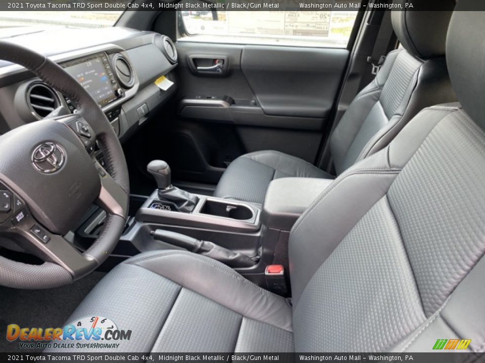 2021 Toyota Tacoma TRD Sport Double Cab 4x4 Midnight Black Metallic / Black/Gun Metal Photo #4