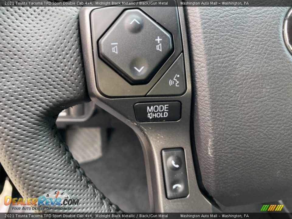 2021 Toyota Tacoma TRD Sport Double Cab 4x4 Midnight Black Metallic / Black/Gun Metal Photo #6