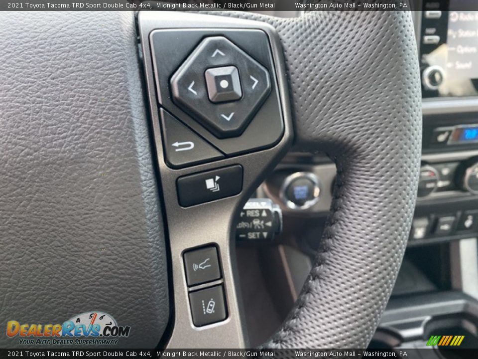 2021 Toyota Tacoma TRD Sport Double Cab 4x4 Midnight Black Metallic / Black/Gun Metal Photo #7