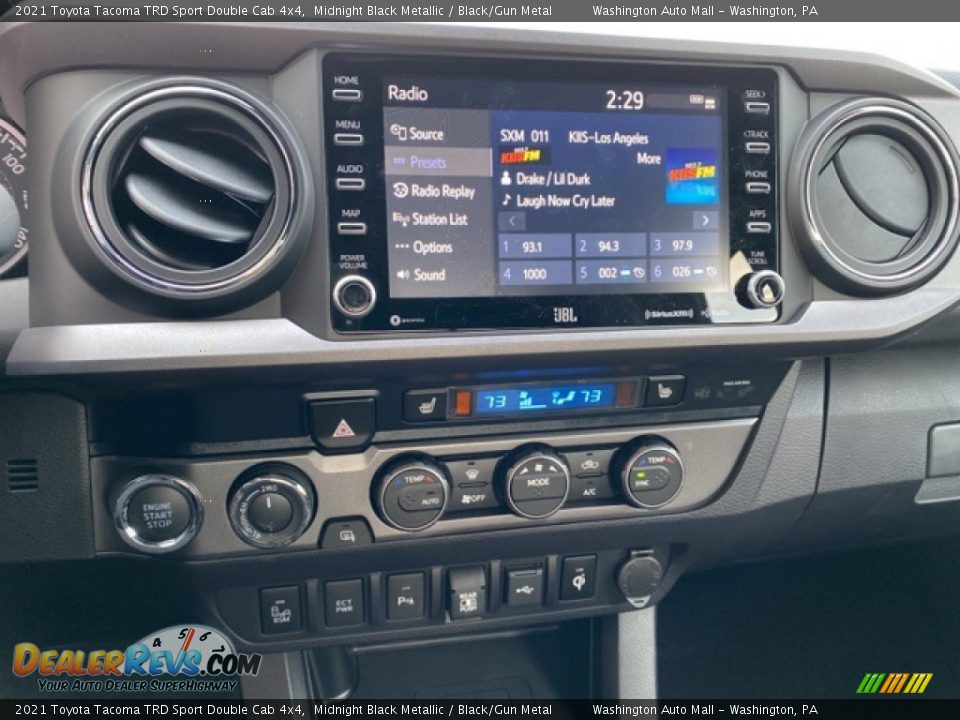 2021 Toyota Tacoma TRD Sport Double Cab 4x4 Midnight Black Metallic / Black/Gun Metal Photo #8