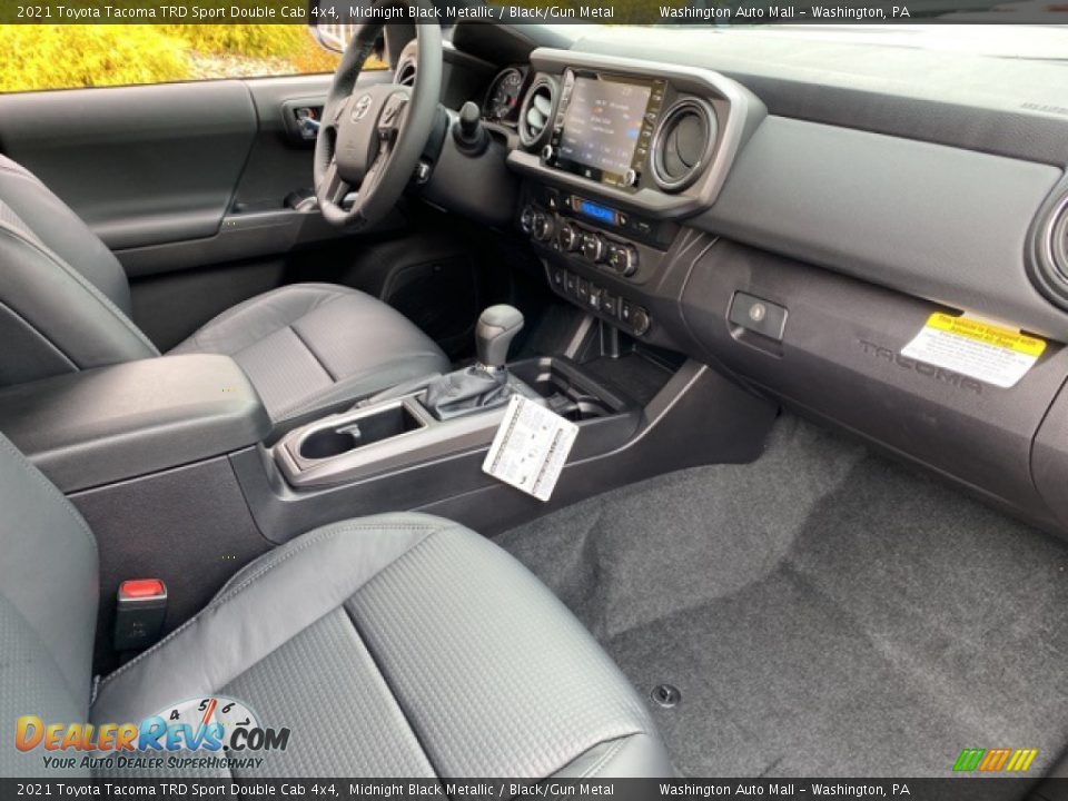 2021 Toyota Tacoma TRD Sport Double Cab 4x4 Midnight Black Metallic / Black/Gun Metal Photo #11