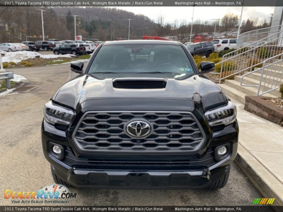 2021 Toyota Tacoma TRD Sport Double Cab 4x4 Midnight Black Metallic / Black/Gun Metal Photo #12