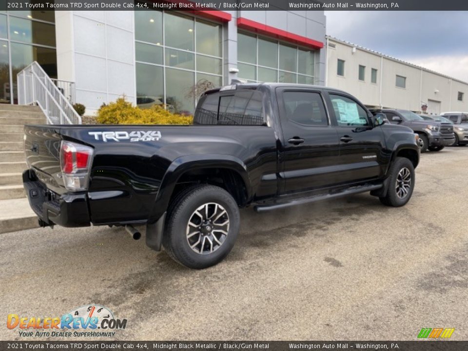 2021 Toyota Tacoma TRD Sport Double Cab 4x4 Midnight Black Metallic / Black/Gun Metal Photo #14