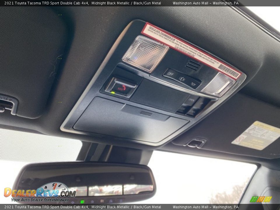 2021 Toyota Tacoma TRD Sport Double Cab 4x4 Midnight Black Metallic / Black/Gun Metal Photo #16