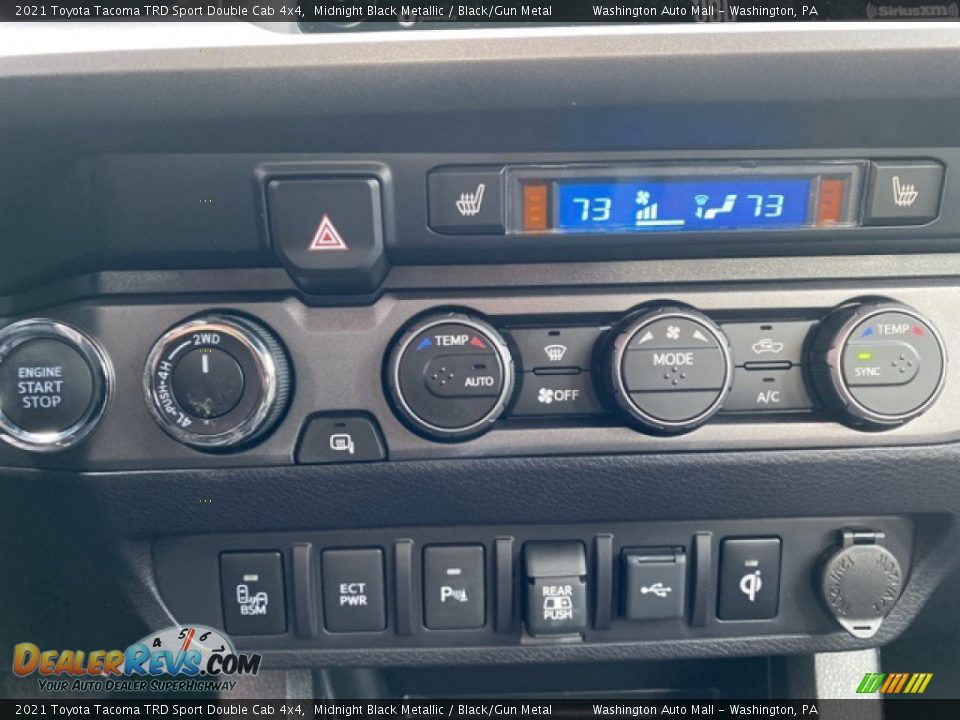 2021 Toyota Tacoma TRD Sport Double Cab 4x4 Midnight Black Metallic / Black/Gun Metal Photo #17