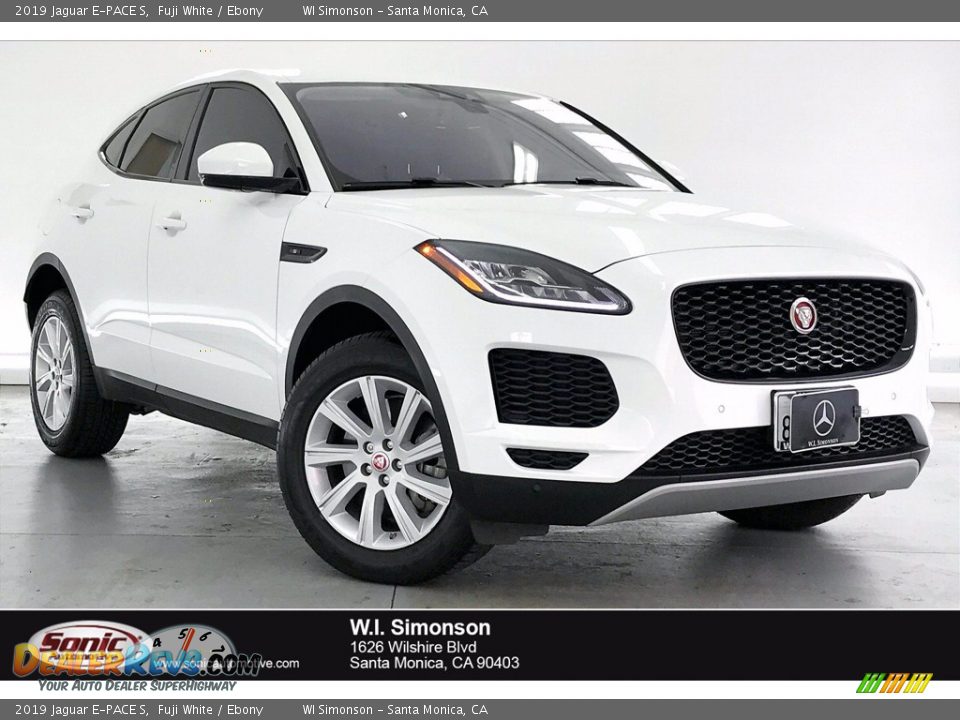 2019 Jaguar E-PACE S Fuji White / Ebony Photo #1