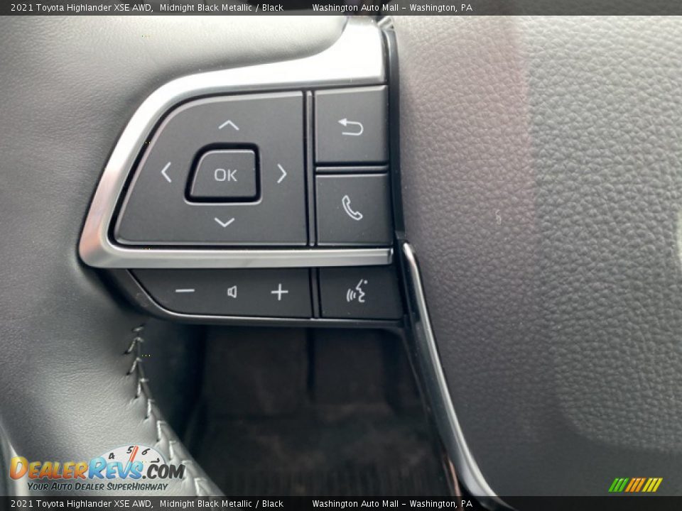 2021 Toyota Highlander XSE AWD Steering Wheel Photo #6