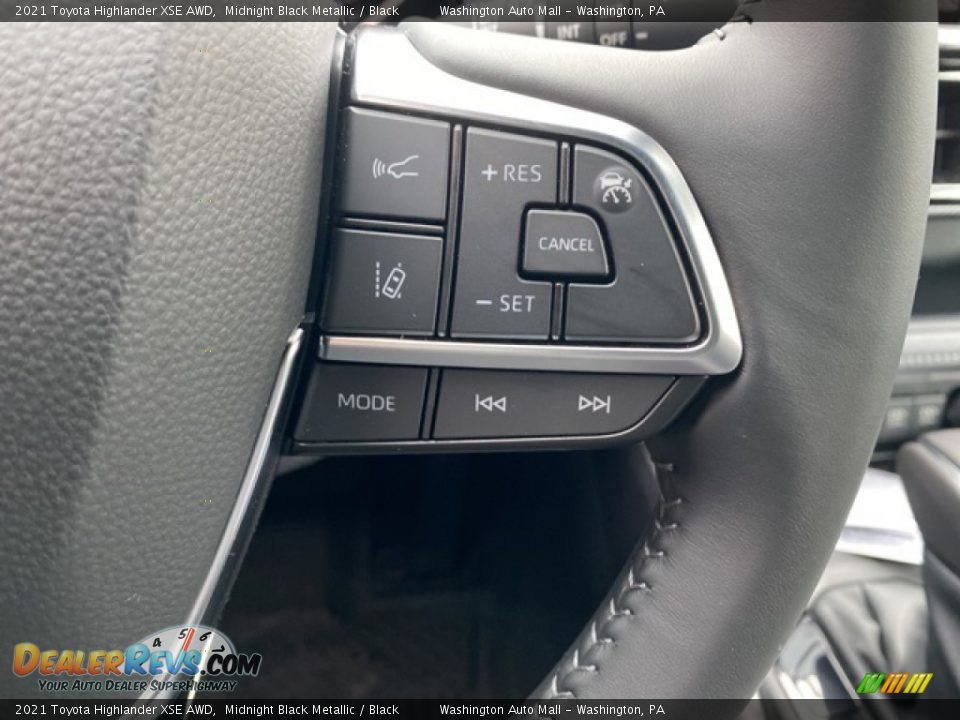 2021 Toyota Highlander XSE AWD Steering Wheel Photo #7