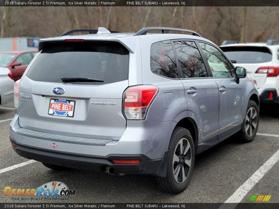 2018 Subaru Forester 2.5i Premium Ice Silver Metallic / Platinum Photo #3