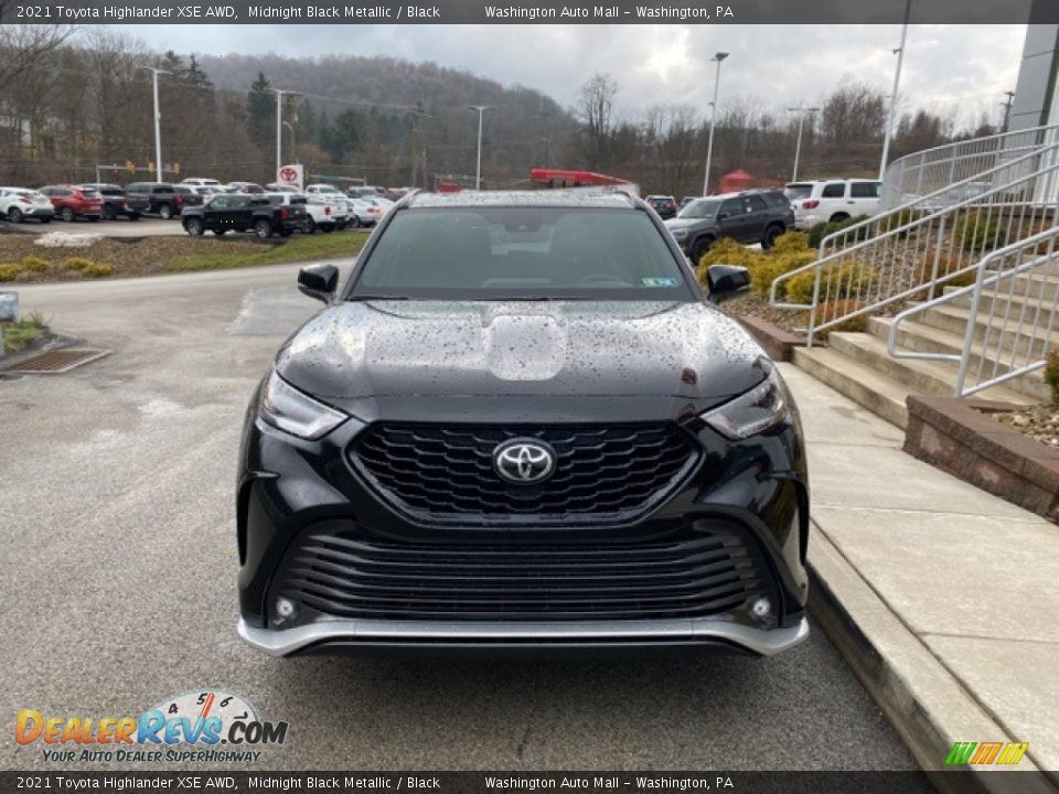 2021 Toyota Highlander XSE AWD Midnight Black Metallic / Black Photo #12