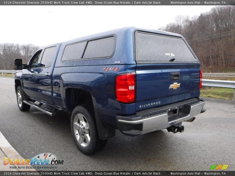 2019 Chevrolet Silverado 2500HD Work Truck Crew Cab 4WD Deep Ocean Blue Metallic / Dark Ash/Jet Black Photo #12