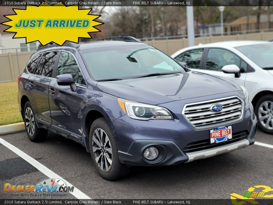 2016 Subaru Outback 2.5i Limited Carbide Gray Metallic / Slate Black Photo #1