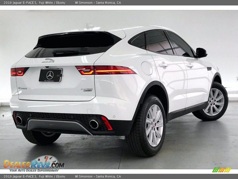 2019 Jaguar E-PACE S Fuji White / Ebony Photo #13