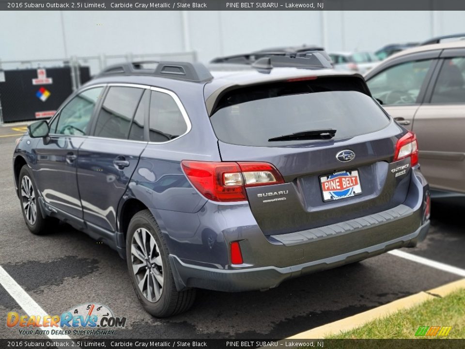 2016 Subaru Outback 2.5i Limited Carbide Gray Metallic / Slate Black Photo #4