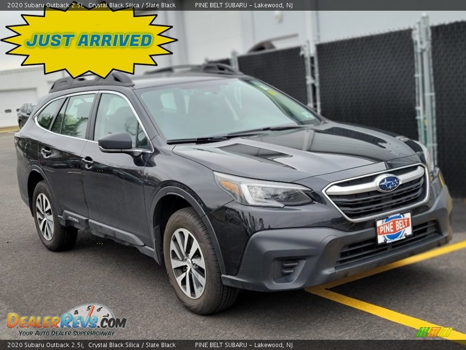 2020 Subaru Outback 2.5i Crystal Black Silica / Slate Black Photo #1