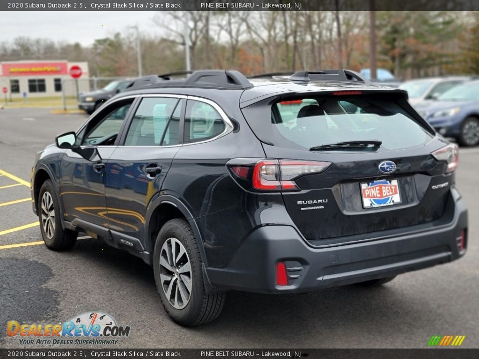 2020 Subaru Outback 2.5i Crystal Black Silica / Slate Black Photo #5