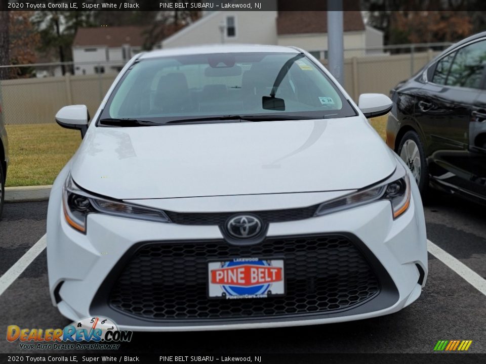 2020 Toyota Corolla LE Super White / Black Photo #2