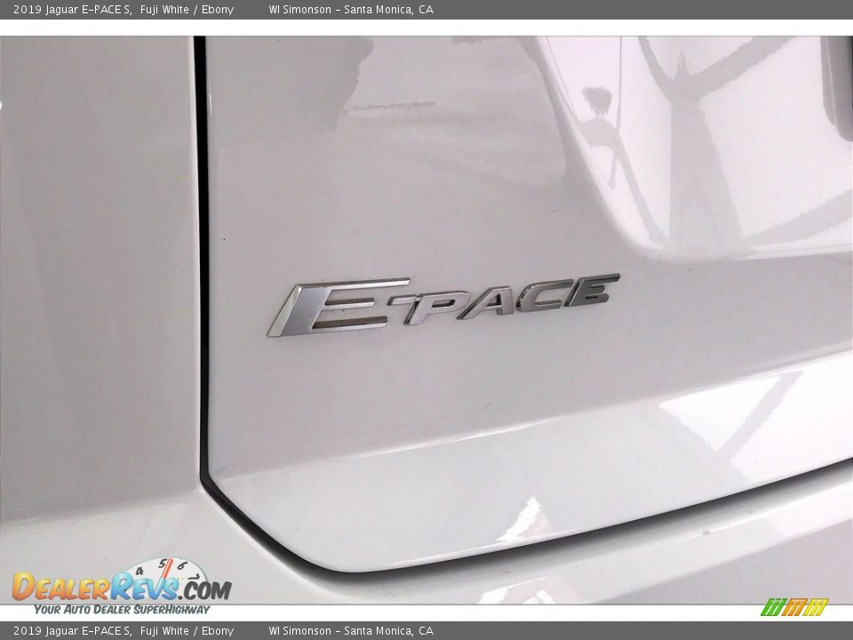 2019 Jaguar E-PACE S Fuji White / Ebony Photo #31
