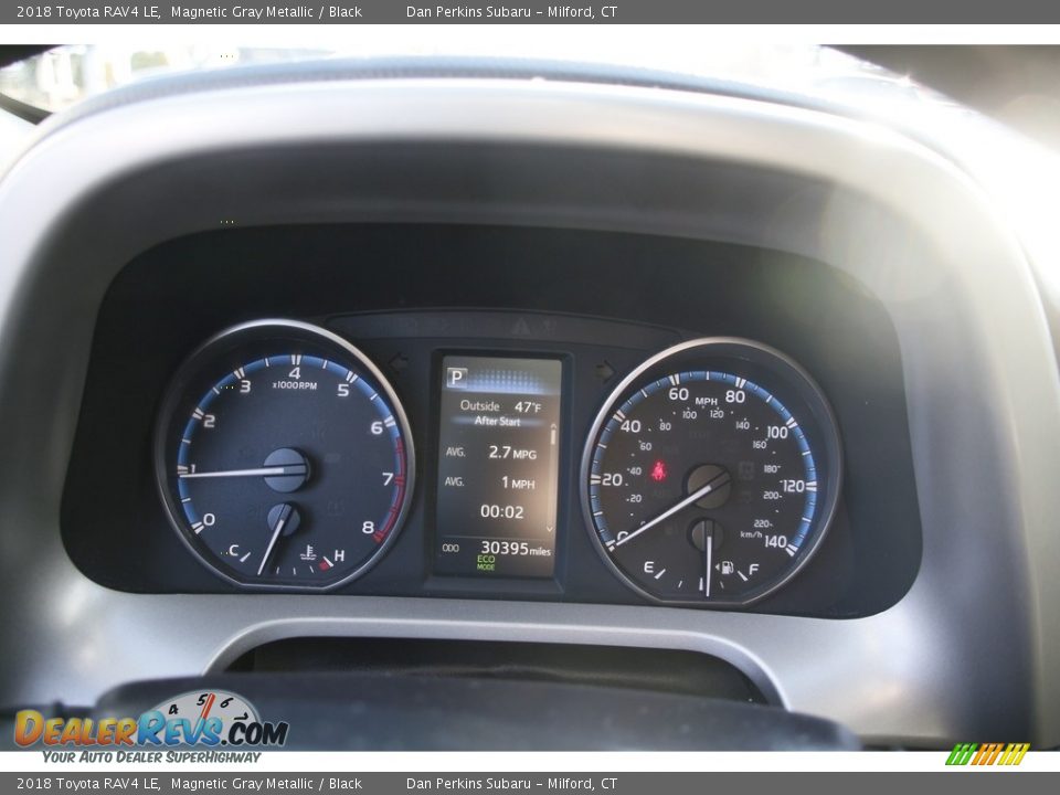 2018 Toyota RAV4 LE Magnetic Gray Metallic / Black Photo #17