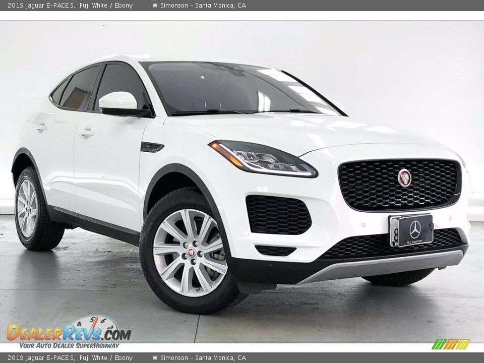 2019 Jaguar E-PACE S Fuji White / Ebony Photo #34