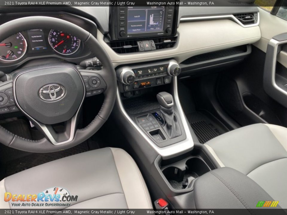 2021 Toyota RAV4 XLE Premium AWD Magnetic Gray Metallic / Light Gray Photo #3