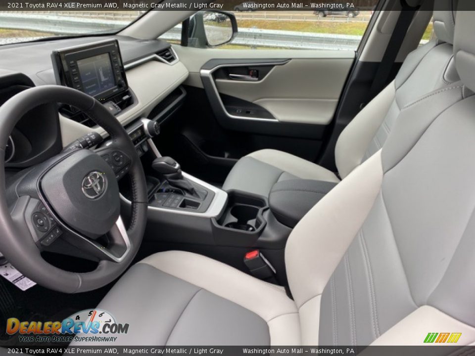 2021 Toyota RAV4 XLE Premium AWD Magnetic Gray Metallic / Light Gray Photo #4