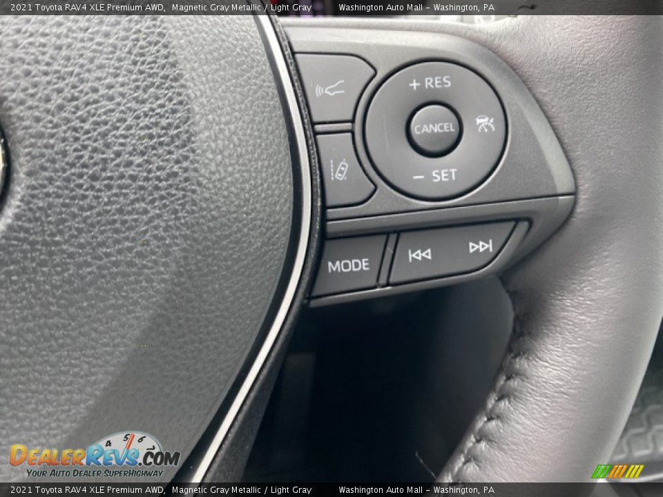 2021 Toyota RAV4 XLE Premium AWD Magnetic Gray Metallic / Light Gray Photo #7