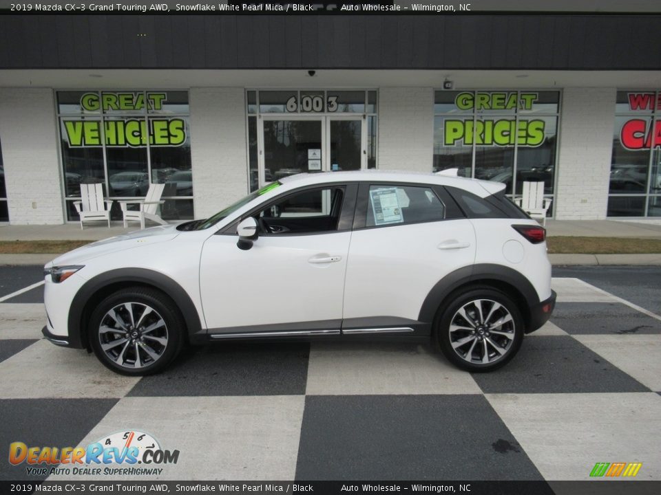 2019 Mazda CX-3 Grand Touring AWD Snowflake White Pearl Mica / Black Photo #1