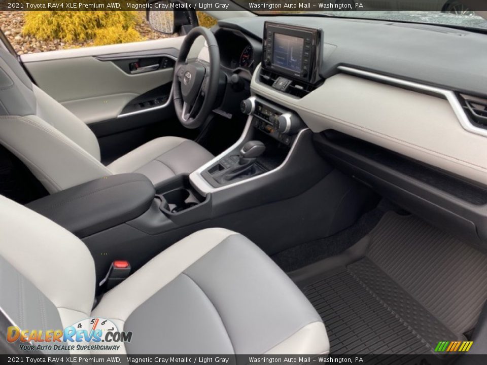 2021 Toyota RAV4 XLE Premium AWD Magnetic Gray Metallic / Light Gray Photo #11