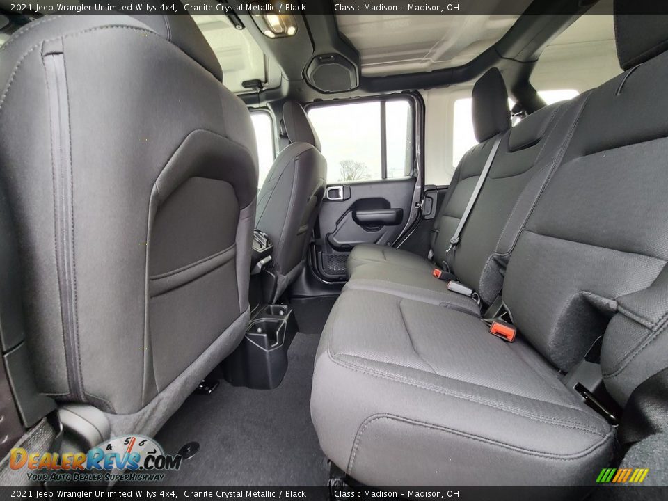 2021 Jeep Wrangler Unlimited Willys 4x4 Granite Crystal Metallic / Black Photo #3