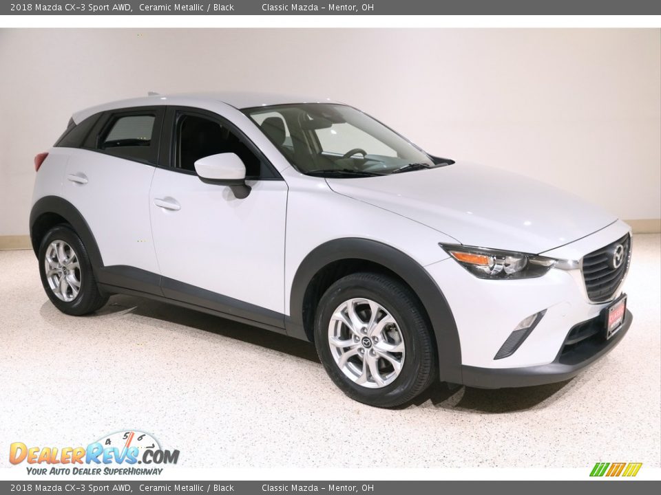2018 Mazda CX-3 Sport AWD Ceramic Metallic / Black Photo #1
