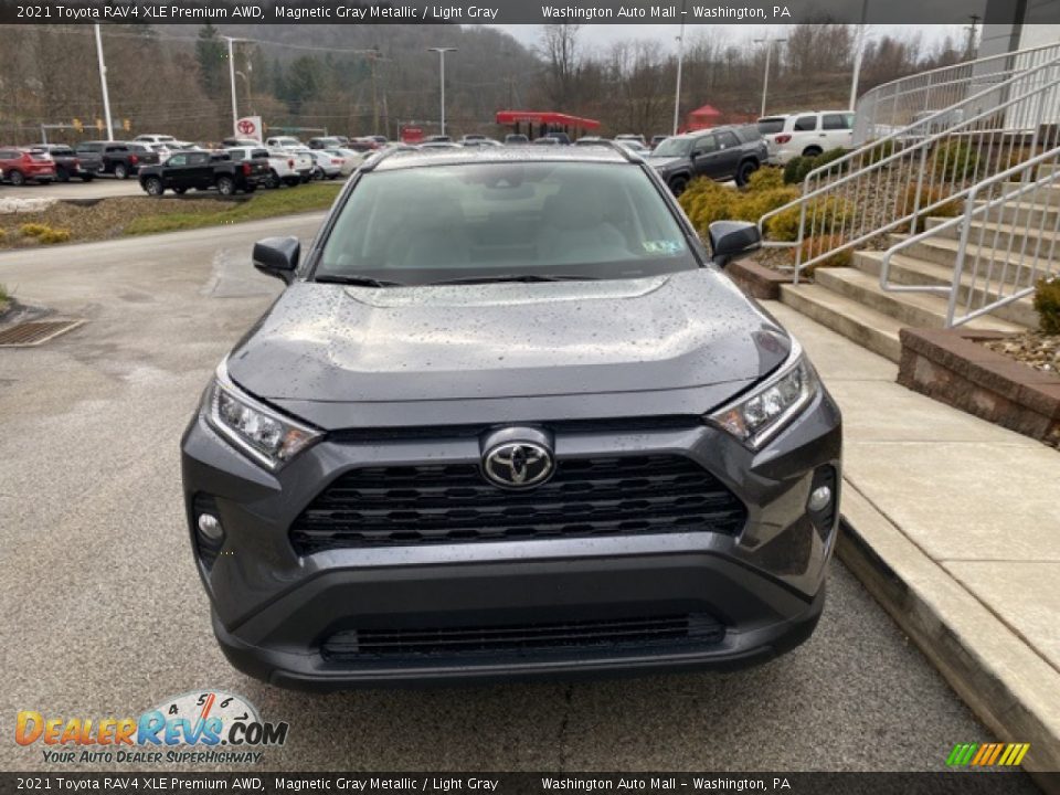 2021 Toyota RAV4 XLE Premium AWD Magnetic Gray Metallic / Light Gray Photo #12