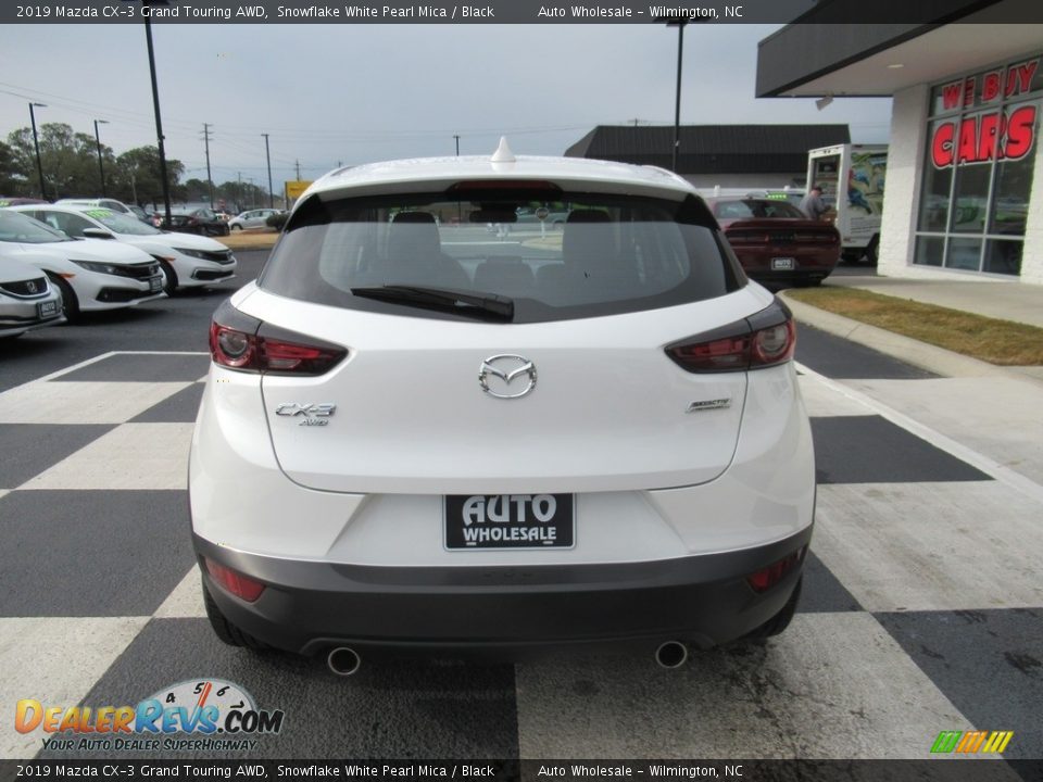 2019 Mazda CX-3 Grand Touring AWD Snowflake White Pearl Mica / Black Photo #4