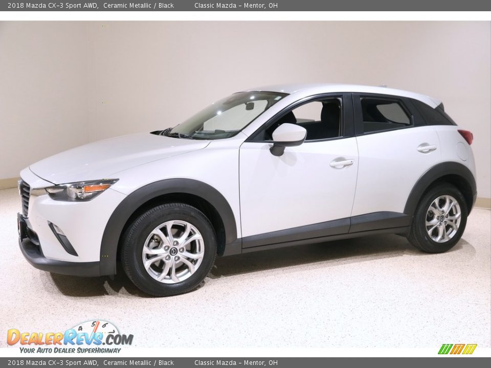 2018 Mazda CX-3 Sport AWD Ceramic Metallic / Black Photo #3