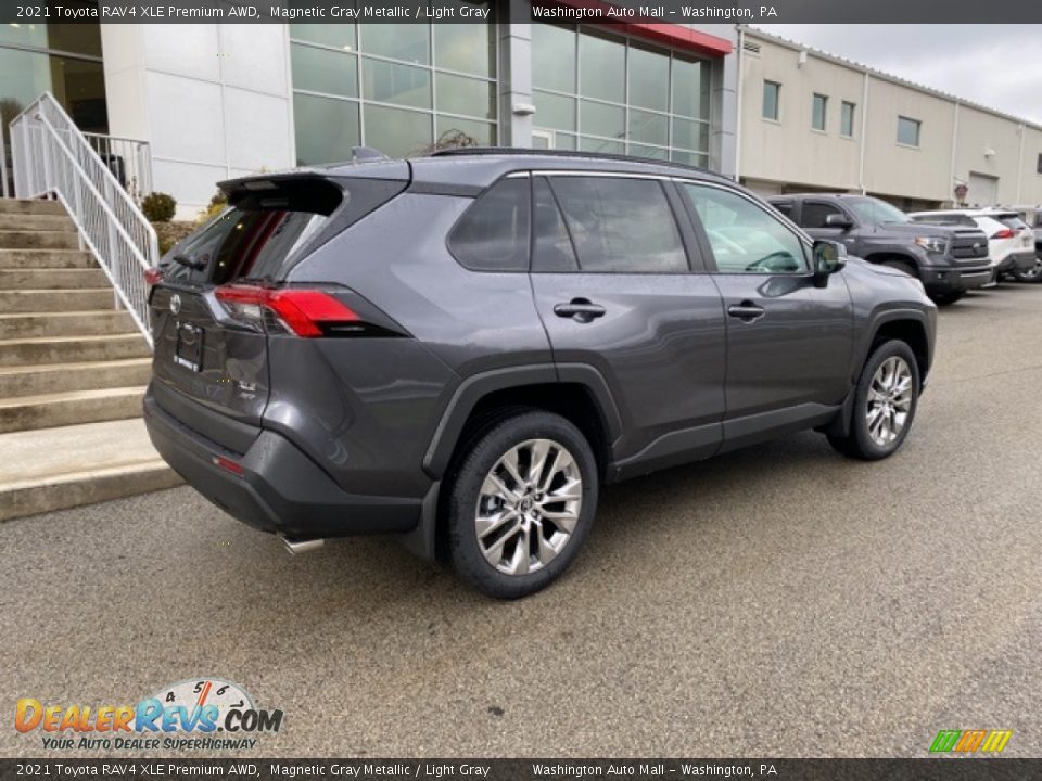 2021 Toyota RAV4 XLE Premium AWD Magnetic Gray Metallic / Light Gray Photo #14