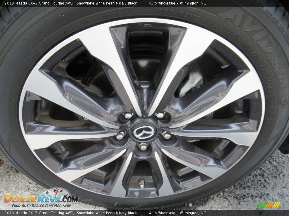 2019 Mazda CX-3 Grand Touring AWD Snowflake White Pearl Mica / Black Photo #7