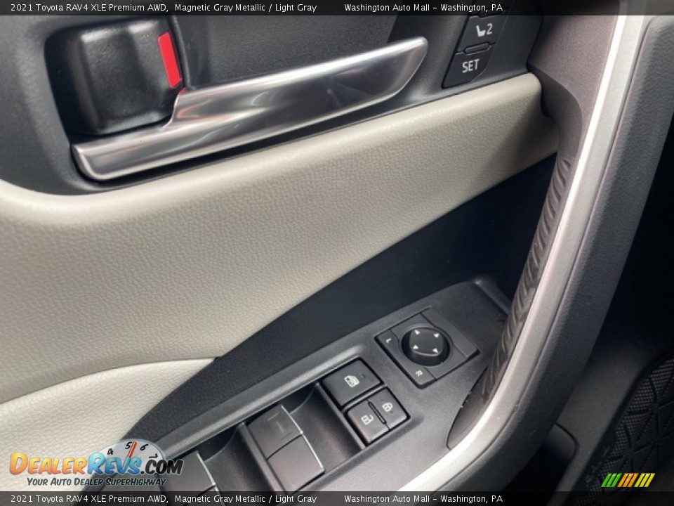 2021 Toyota RAV4 XLE Premium AWD Magnetic Gray Metallic / Light Gray Photo #20