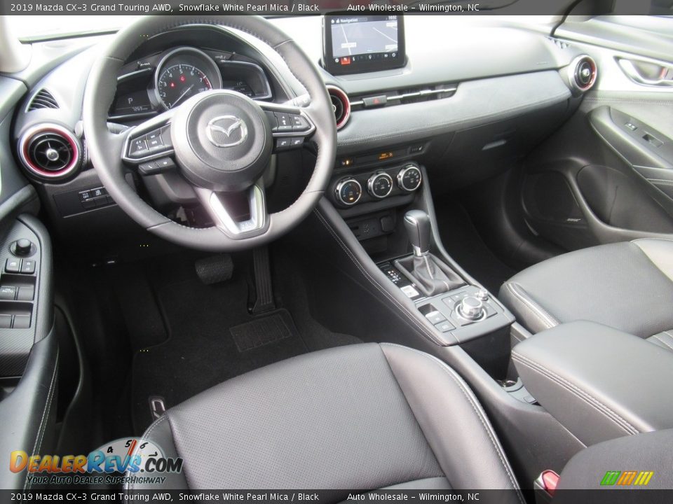 2019 Mazda CX-3 Grand Touring AWD Snowflake White Pearl Mica / Black Photo #14