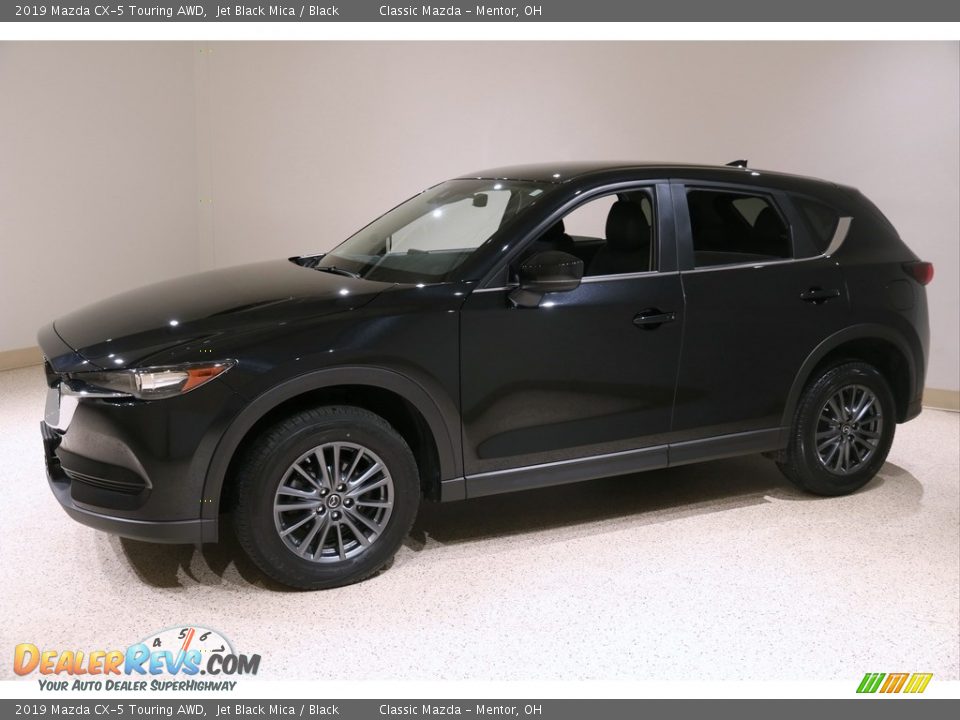 2019 Mazda CX-5 Touring AWD Jet Black Mica / Black Photo #3