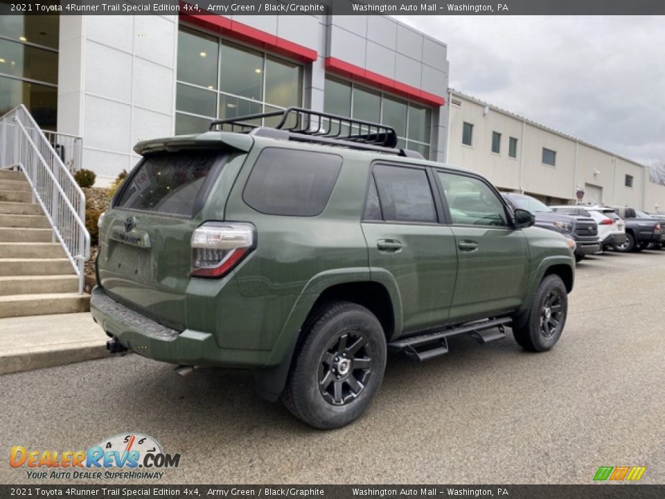 2021 Toyota 4Runner Trail Special Edition 4x4 Army Green / Black/Graphite Photo #13