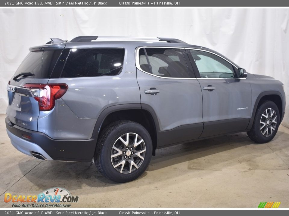 2021 GMC Acadia SLE AWD Satin Steel Metallic / Jet Black Photo #2