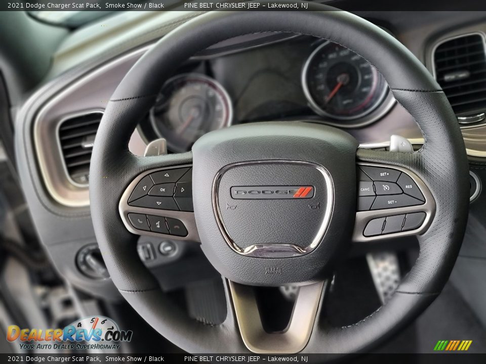2021 Dodge Charger Scat Pack Steering Wheel Photo #15